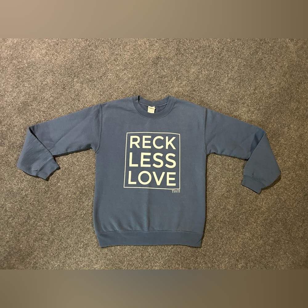 Reckless Love Blue women’s Sweater size Small